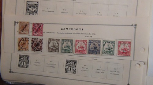 Briefmarkenweis Deutsche Gebiete Sammlung auf Scott Seiten est 750 oder so Marken - Bild 15 von 24