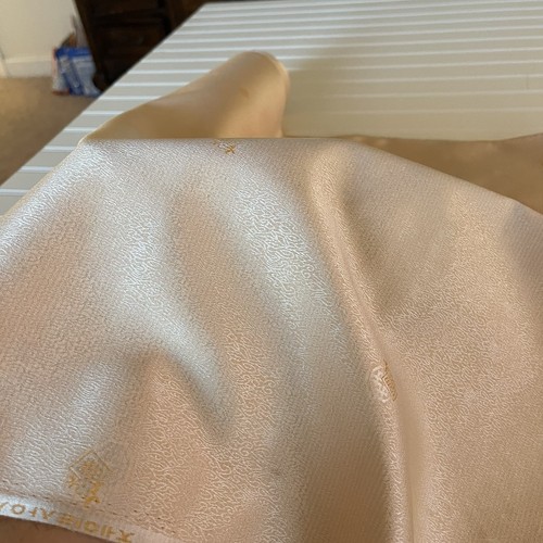 SILK Light Peach FABRIC 10 Yards x 22 Inches Wide or 360 Inches x 22 Wide - Picture 13 of 18