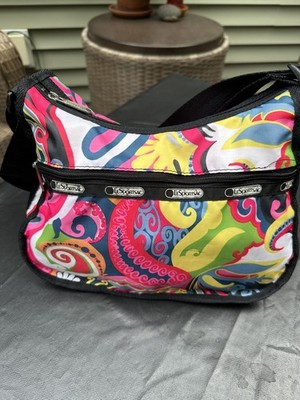 LeSportsac Reverie Classic Groovy Print Crossbody Shoulder Bag Purse