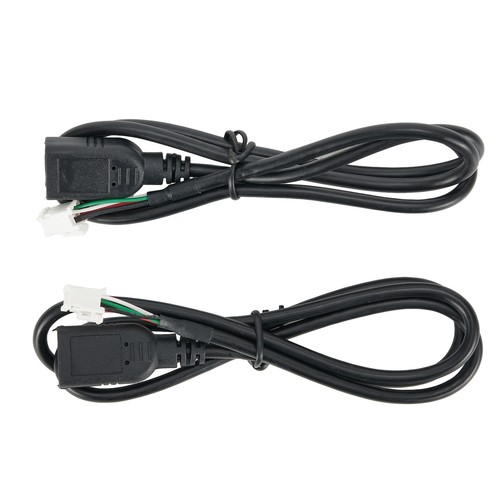 Cable de extensión adaptador USB estéreo resistente al desgaste para automóvil accesorios negros - Imagen 11 de 12
