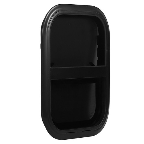 ι For 31‑36mm Wall Thickness RV Vertical Sliding Rounded Corner Windows Black - Photo 7 sur 12