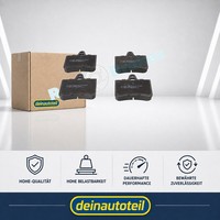 Bremsbelagsatz Scheibenbremse Hinten RAP Brakes R P0354 FÜR CitroËN BremsbelÄGe