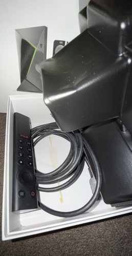 Nvidia Shield 4K HDR Android TV Streamer Shield, Controller, Remote, Adapter  - Picture 9 of 9