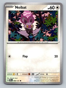 Noibat Common SV: Prismatic Evolutions #090/131 TCG Pokemon Card NM