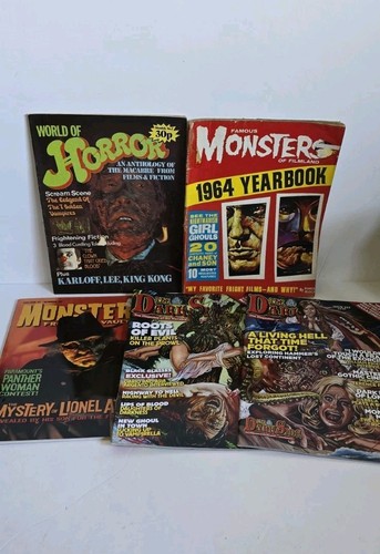 43 X Job Lot Vintage Horror Magazines | Mixed Conditions | 1960s Upwards - Imagen 7 de 10