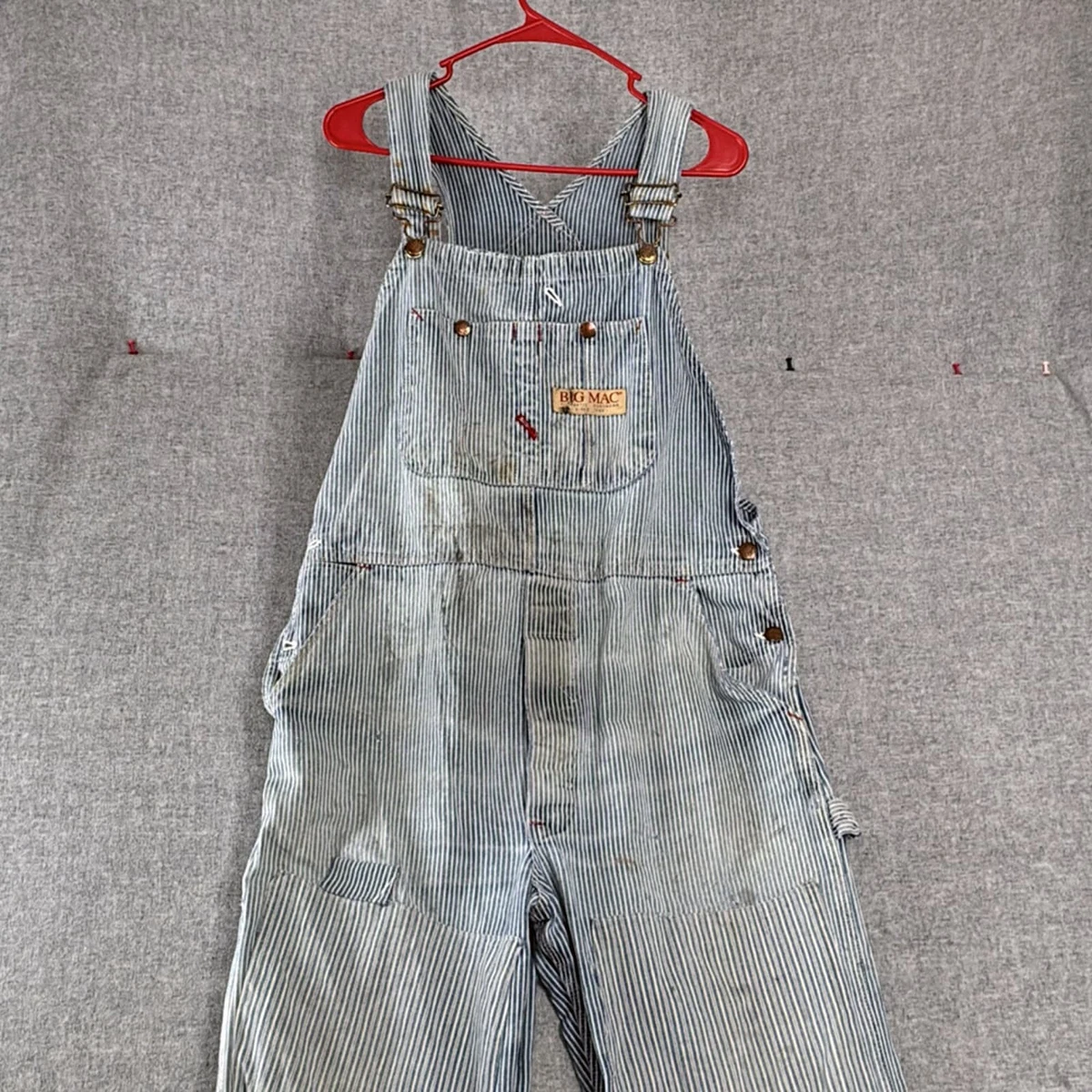 Overol Big Smith Hickory Stripe Con Cierre 50x32 | Cuotas sin interés