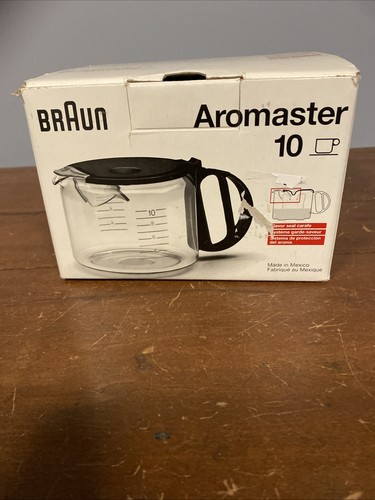 Braun Aromaster KFK 10 L Ersatzglaskaraffe für 10 Tassen mit Aromaversiegelung