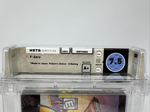 F-Zero Super Nintendo SNES Players Choice Brand New Factory Sealed Wata 7.5 A+ - Picture 5 of 9