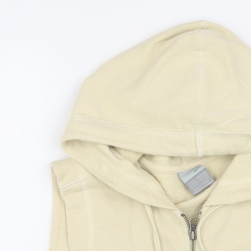 Chaqueta con capucha Nike beige para hombre - mediana, estilo informal - Imagen 6 de 12