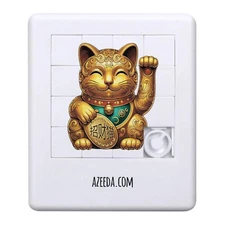 'Chinese Lucky Cat' Sliding Puzzle (PZ00034348)