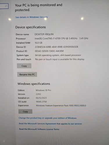 DELL OPTIPLEX 3040 SFF I7 6700 16gb 240ssd - Picture 2 of 11