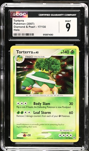 Torterra graded CGC 9 for sale on eBay