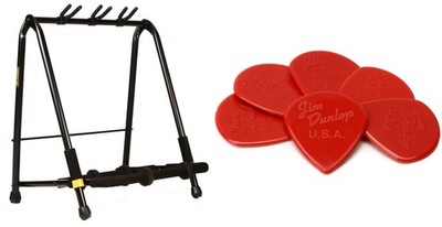 Hercules Stands GS523B + Dunlop 47P3N Value Bundle