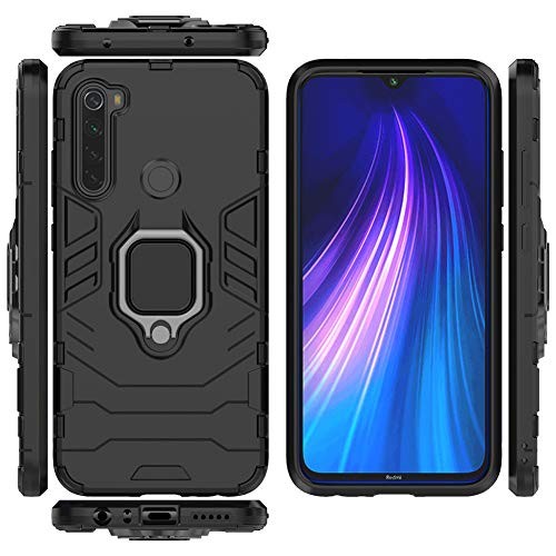LuluMain Compatible con Redmi Note8, soporte de anillo de metal a Negro - - Photo 5 sur 7