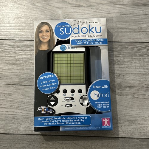 Carol Vordeman Sudoku Handheld LCd Puzzles. Hitori