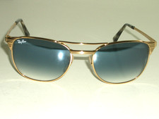 RAY BAN RB3429-M 001/3F 55 19 GRADIENT BLUE CRYSTAL SIGNET AVIATOR SUNGLASSES