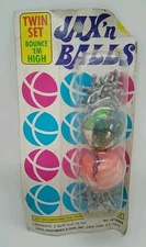 Louis Greenberg & Son Inc. Jax 'N Balls twin set Vintage Jacks - New On Card! 