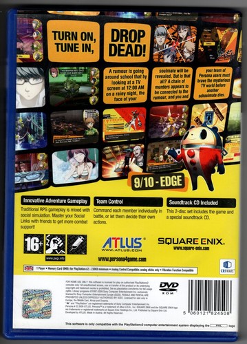 PS2 - PERSONA P4 - Good Condition - Picture 2 of 7