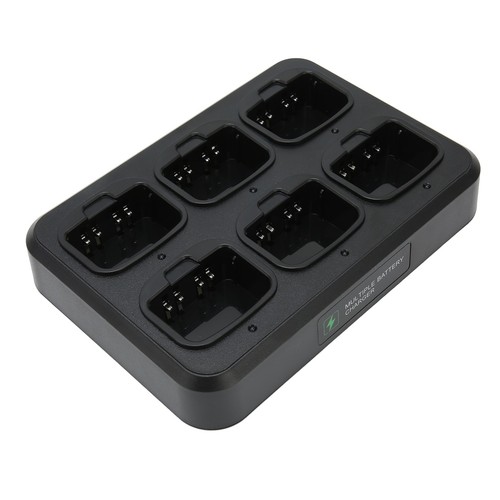 EU Plug 6 Way Walkie Talkie Charger Light Display Fast Heat Dissipation Light FY - Zdjęcie 3 z 24