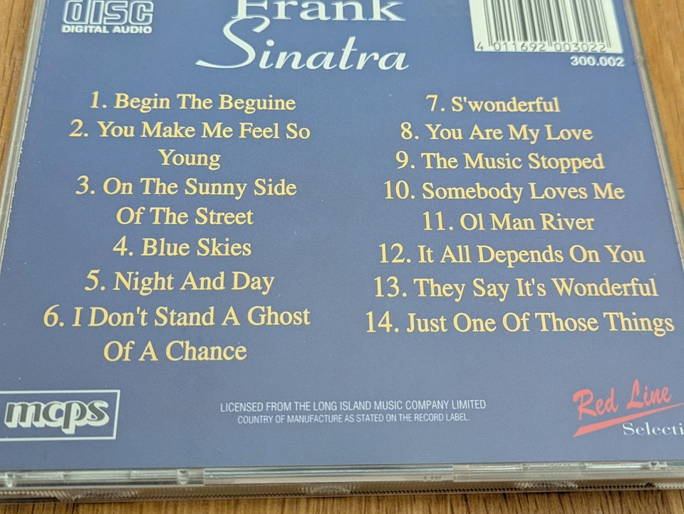 Frank Sinatra Somebody loves me Red Line Selection Swing Blue Skies Night & Day - Bild 3 von 3