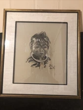 Beautiful Charcoal Drawing Of Beautiful Young Asian Girl By Siam 1965