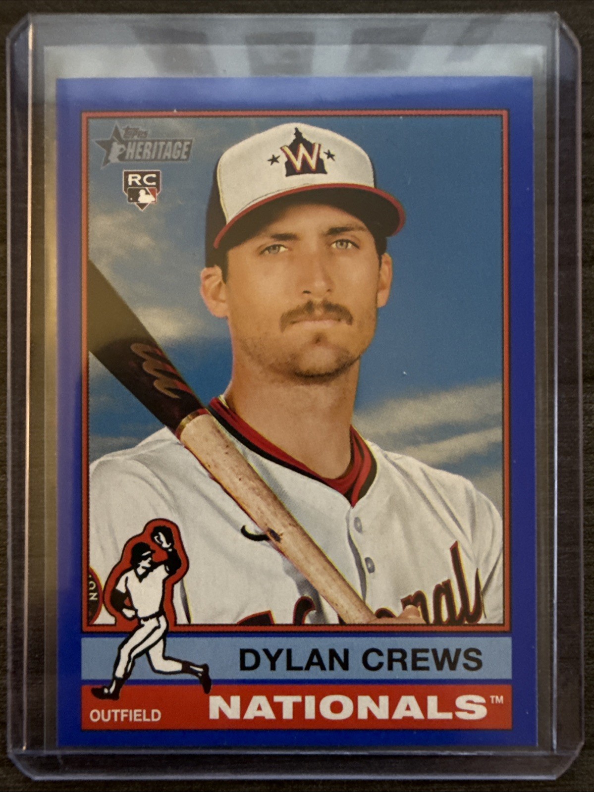 2025 Topps Heritage - Dylan Crews #247 Dark Blue Border (RC)