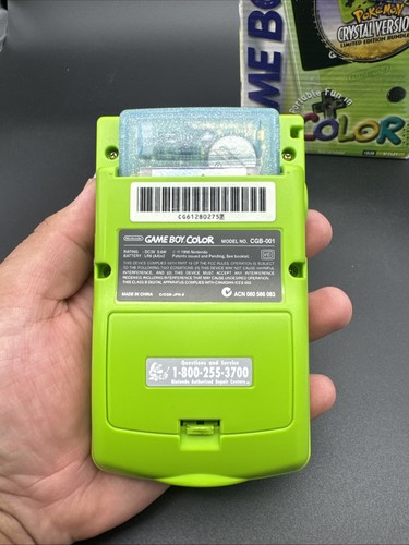 Nintendo Game Boy Color Pokemon Kristall Limited Edition Kiwigrün Bundle - Bild 14 von 22