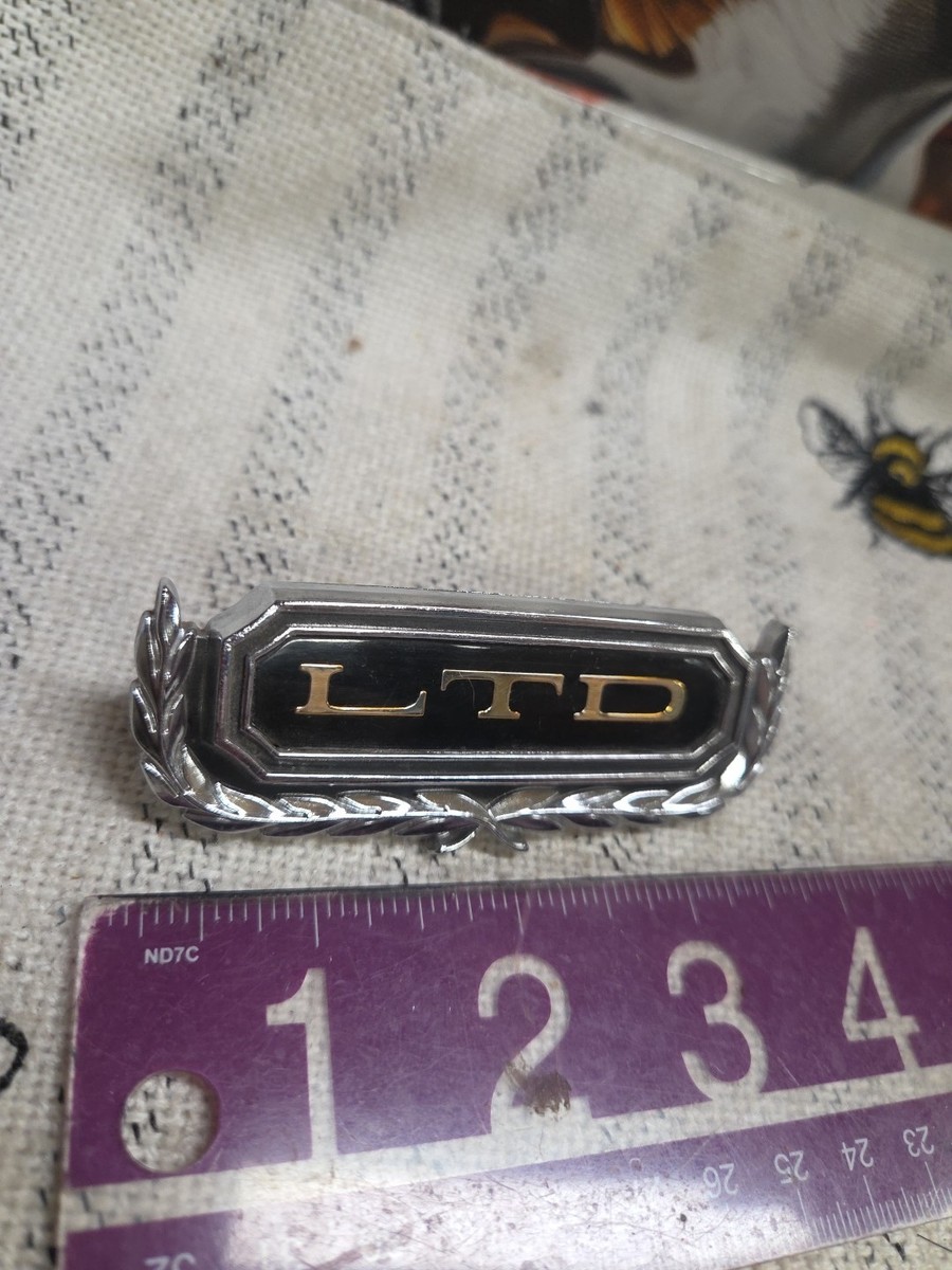Original 1969 Ford Galaxie Ltd Door Panel Emblem C9YB6520978A