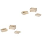 2 PCS Puppenhausmöbeln Puppenstubenmöbel Puppenmöbel Mini -Körbe