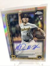 2025 TOPPS CHROME UPDATE MICHAEL DARRELL-HICKS RC AUTO REFRACTOR #AC-MD /499