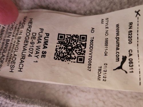 Puma Damen Trainingsjacke mit Reißverschluss und Kapuze XS hellgrau - Bild 6 von 9