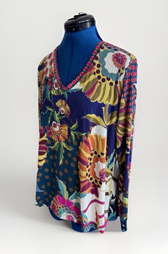 Johnny Was Kimbra Favorite Floral Boho Top Damen Gr. M - Bild 6 von 8