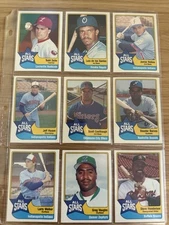 1989 CMC AAA All Stars Set of 45 Cards in Page Protector Sleeves