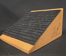 2 pc STAIRWEDGE Cork Conversion Wedge Pets Recovering Aging Stair Difficuty READ