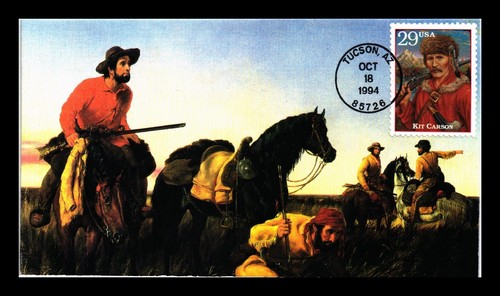 Dr Jim Briefmarken USA 29c Kit Carson Ersttagsausgabe alle über S & T Gütesiegel Cover