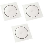 3 Pieces Stainless Steel Bounce Floor Drain Sink Strainer Square