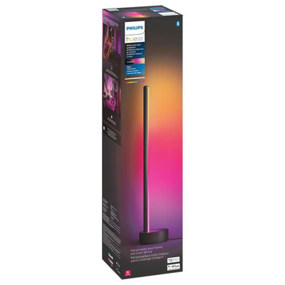 PHILIPS HUE SIGNE SMART TABLE LAMP, WHITE AND COLOR AMBIANCE LED 569095 BLACK