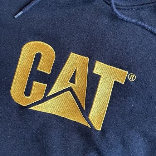 Caterpillar Herren Trademark Kapuzenpullover Hoodie Work Utility XL Logo schwarz - Bild 3 von 17