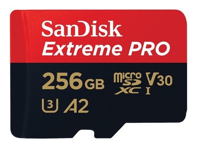 SanDisk Extreme Pro microSDXC A2 UHS-I U3 V30 200MB/s Speicherkarte + Adapter