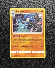 Pokémon TCG - Lucario 71/147 - Holo Rare - Burning Shadows *NM/LP