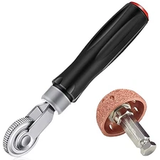 2Pcs Tire Repair Kit with Patch Roller and Buffer Wheel for Air Tires