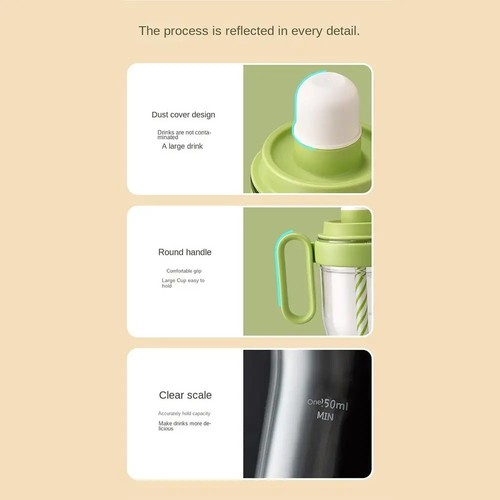 Lemon Tea Storage Cup Fruit Juice Masher with Straw Cup Masher Summer - Picture 10 of 15