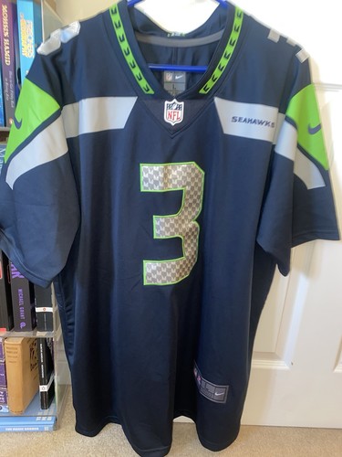 Nike NFL Seattle Seahawks Russell Wilson #3 Jersey - Size L