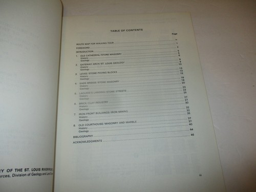 The Geologic Story of the St. Louis Riverfront (A Walking Tour) 1989, signed - Picture 3 of 11