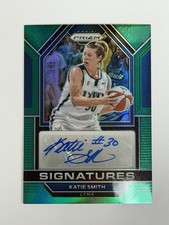 2023 Panini Prizm WNBA Katie Smith Signatures Green #SG-KSM Auto