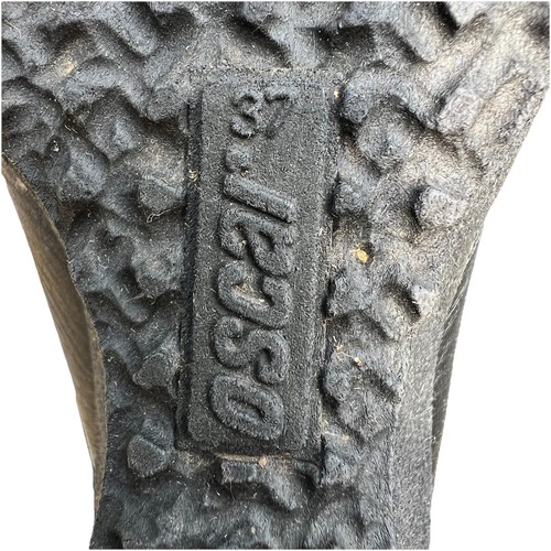 Oscar Sport Pony Piel Apres-Ski Botas Negras Para Mujer EE. UU. 6 UE 37 Cuero Cuña Italia - Imagen 15 de 17