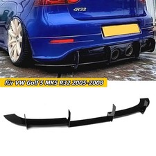 Heckstoßstangenlippe Diffusor Shark Fin Spoiler  für VW Golf 5 MK5 R32 2005-2008