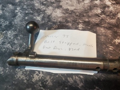 Mauser 98 Bolt Stripped Handle Bent Down Used