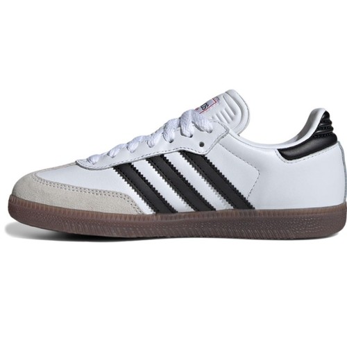 Neu mit Etikett Adidas Samba Indoor-Sneaker, weiß/schwarz/gummi, 6 US Unisex großes Kind - Bild 4 von 5