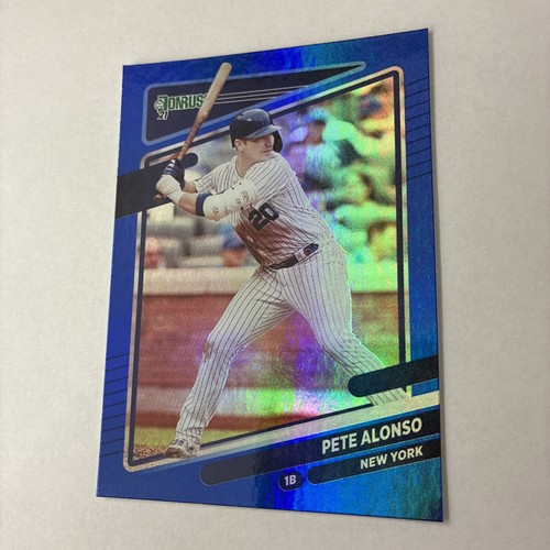 2021 Donruss Holo Blue #181 Pete Alonso - Picture 2 of 4